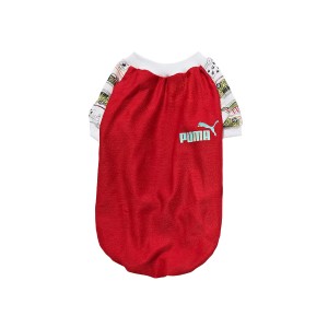 تیشرت نازک قرمز  سگ – لباس سبک و راحت برای روزهای گرم کد R0006