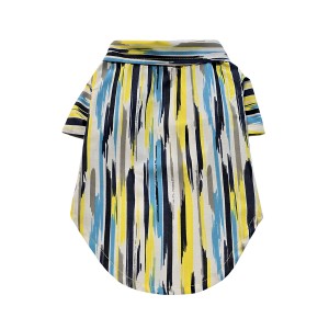 پیراهن نخی پسرانه سگ – لباس سبک و تنفس‌پذیر برای فصل‌های گرم کد R0025