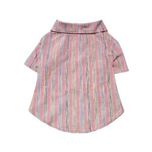 پیراهن نخی پسرانه سگ | لباس راحت و خنک برای سگ‌های خانگی کد R0038