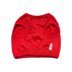 تیشرت نازک قرمز  سگ – لباس سبک و راحت برای روزهای گرم کد R0006