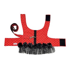 لباس سگ دخترانه چهارخونه | مدل کلاسیک با یقه پترپن و پاپیون کمری کد R0064