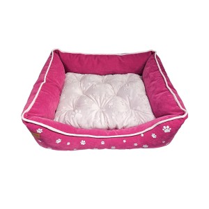 جای خواب سگ چهار فصل | مدل سرخابی نرم و راحت مخصوص نژادهای کوچک کد 8003