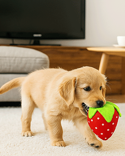 اسباب بازی حیوانات خانگی توت فرنگی