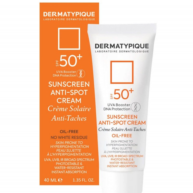 کرم ضدآفتاب بی رنگ روشن کننده و ضد لک بیرون درماتیپیک