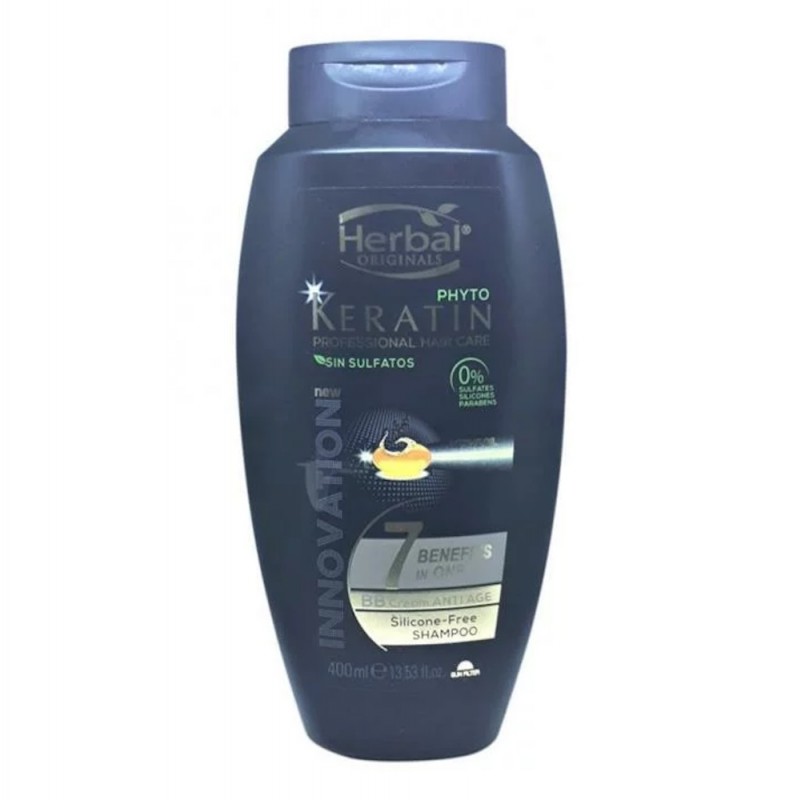 شامپو مو بدون سولفات سری Phyto Keratin مدل 7 Benefits هربال