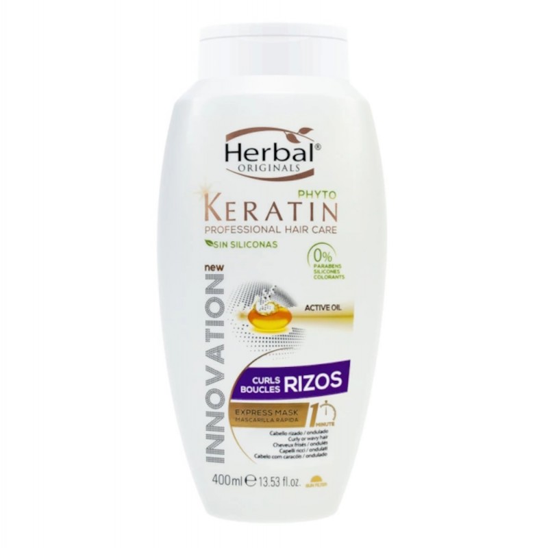 ماسک مو سری Phyto Keratin مدل Rizos هربال