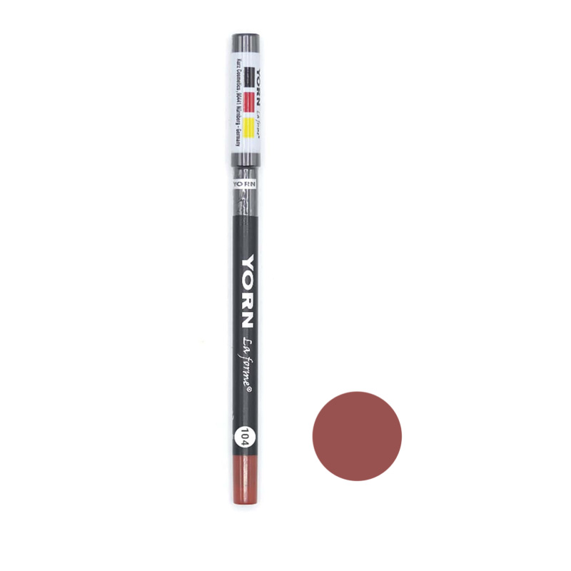 مداد لب 24 ساعته یورن کد 104