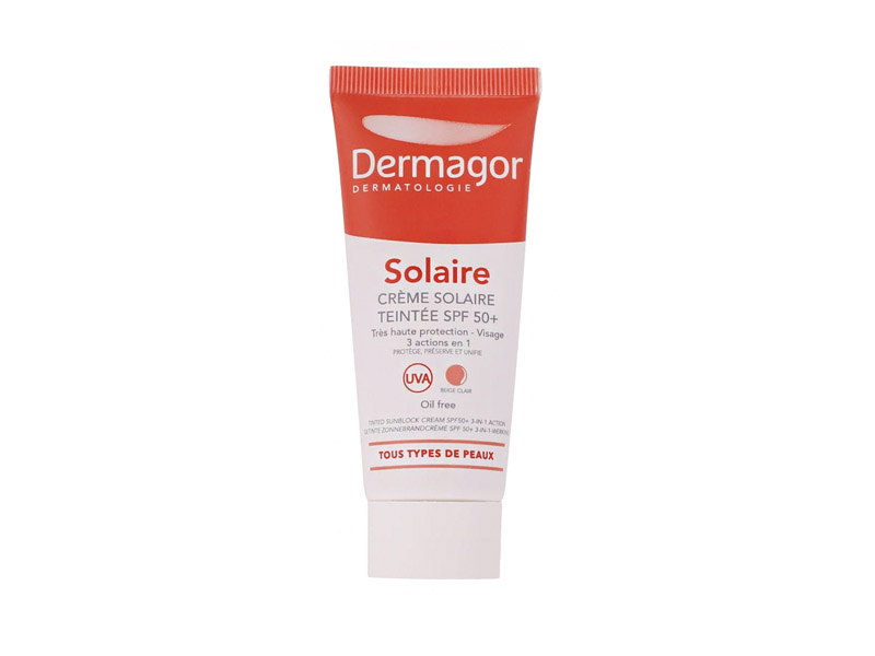 کرم ضدآفتاب رنگی درماگور مدل Solaire