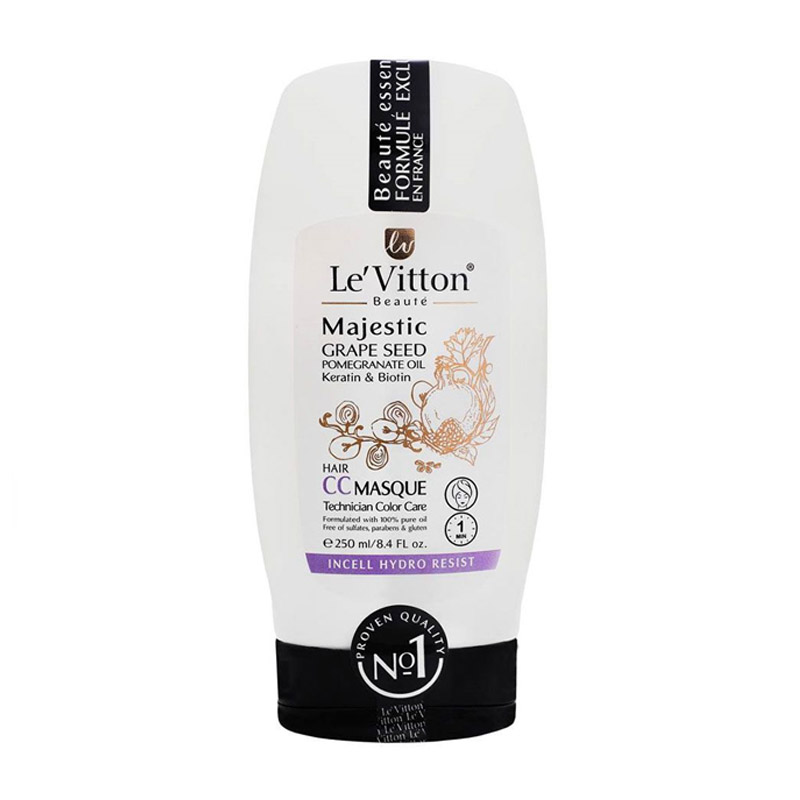 ماسک مو مغذی انگور و انار لویتون مدل CC حجم 250 میل