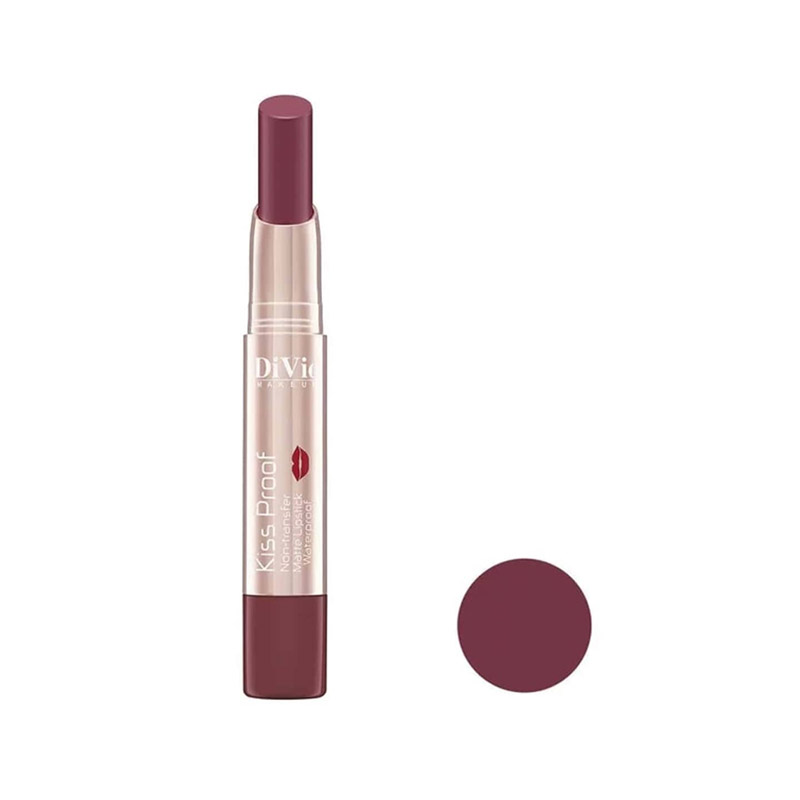 رژ لب جامد دیویو مدل Kiss proof کد 12