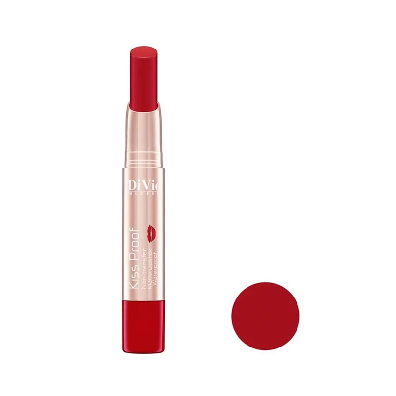 رژ لب جامد دیویو مدل Kiss proof کد 02