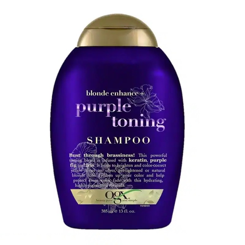 شامپو او جی ایکس (اوجیکس) ضد زردی مدل purple toning