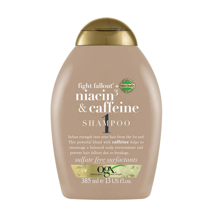 شامپو او جی ایکس (اوجیکس) نياسينامید و کافئين  مدل Niacin & Caffein