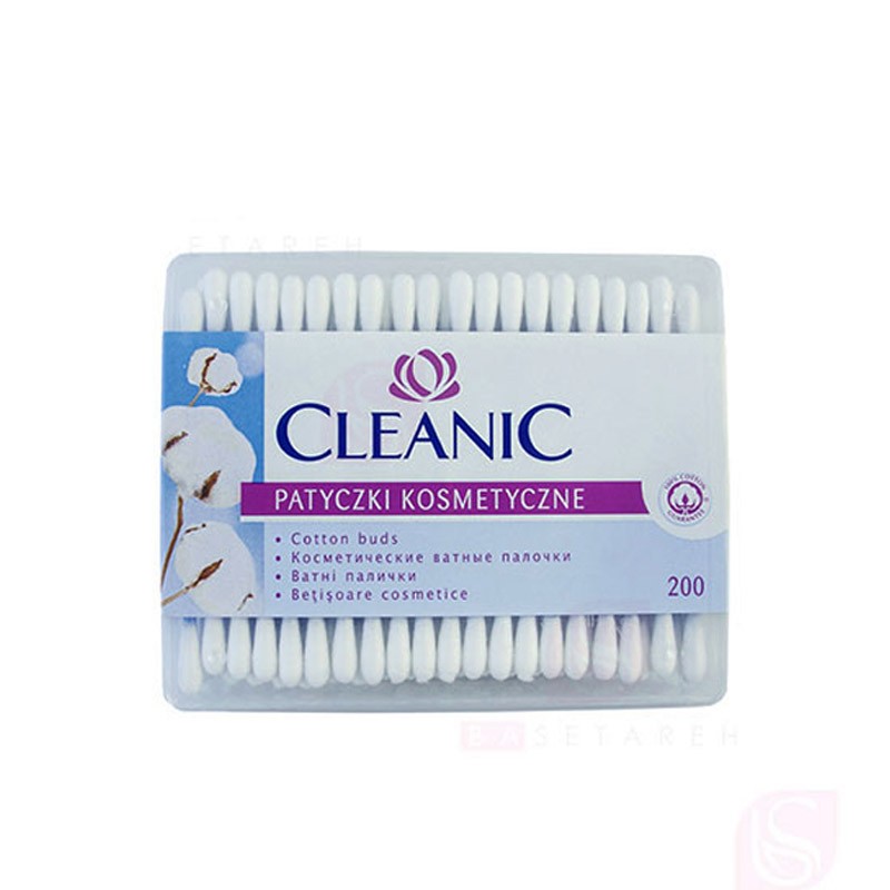 گوش پاک کن جعبه ای 200 عددی کلینیک کیندی