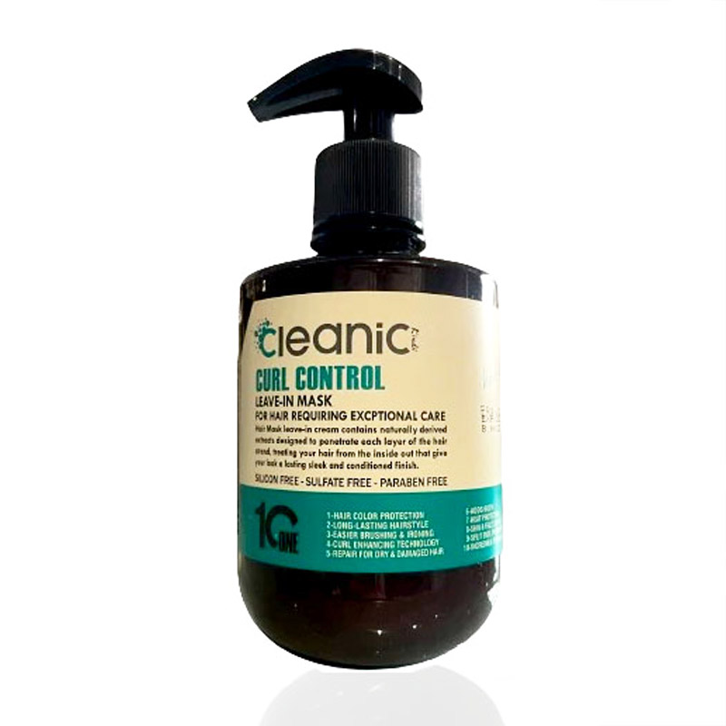 ماسک مو پمپی بعد از حمام کلینیک کیندی مخصوص موهای فر