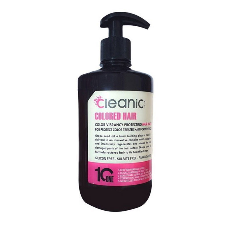 ماسک مو پمپی موهای رنگ شده کلینیک کیندی مدل داخل حمام و بدون سولفات