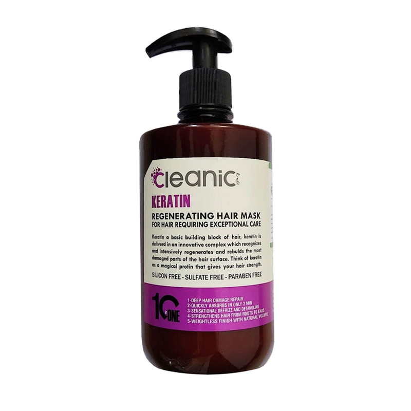 ماسک مو پمپی کراتین کلینیک کیندی مدل داخل حمام و بدون سولفات