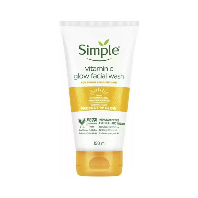 ژل شستشو صورت ویتامین C سیمپل