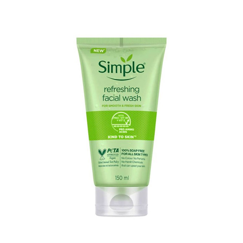 ژل شستشو صورت شاداب کننده سیمپل مدل  Refreshing