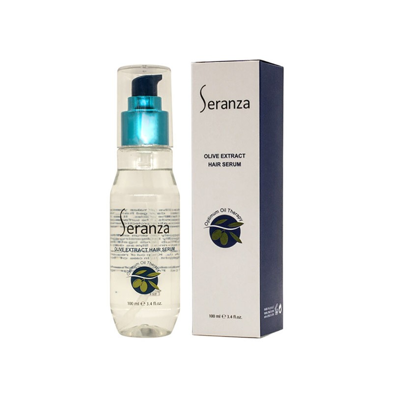 سرم ترمیم کننده و براق کننده مو روغن زیتون سرانزا