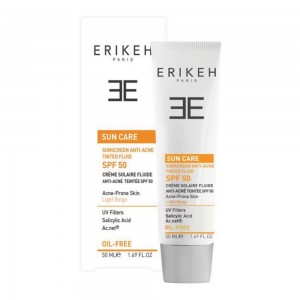 فلوئید ضد آفتاب و ضد جوش رنگی فاقد چربی بژ روشن اریکه