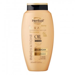 شامپو مو بدون سولفات سری Phyto Keratin مدل Argan Oil هربال