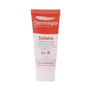 کرم ضدآفتاب رنگی درماگور مدل Solaire