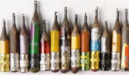 هنرنمايی روی نوک مداد