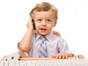 تلفن‌ همراه در کيف کودکان !