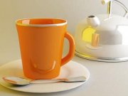 فنجان های نارنجی نوشيدنيها را لذيذ تر ميکنند