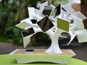 يک بونسای خورشيدی برای شارژ گجت هوشمند