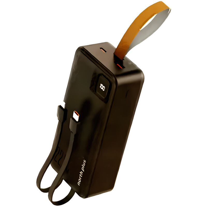 پاور بانک تایپ سی و یو اس بی 22.5 وات 30000 همراه با کابل تایپ سی و لایتنینگ نورث پلاس PowerMateF30