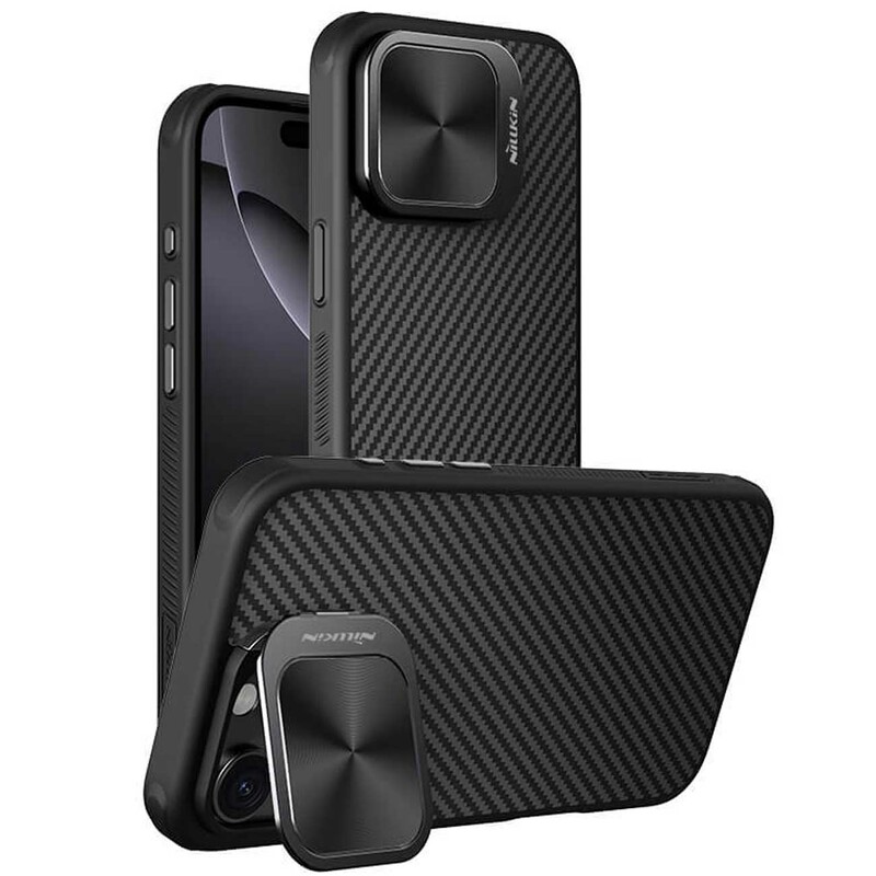 قاب مگنتی محافظ گوشی آیفون 16 پرومکس نیلکین  CarboProp Magnetic MagSafe