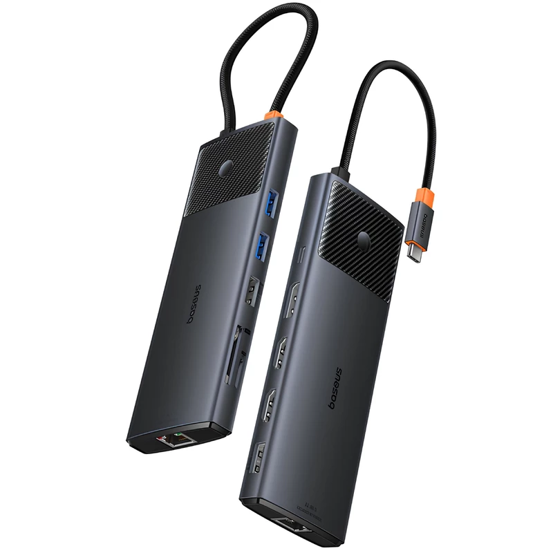 هاب تایپ سی 11 پورت بیسوس BS-OH098 B00061801123-00