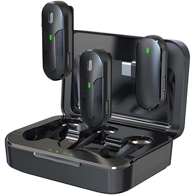 میکروفون بی سیم یقه ای تایپ سی کوتسی 74009