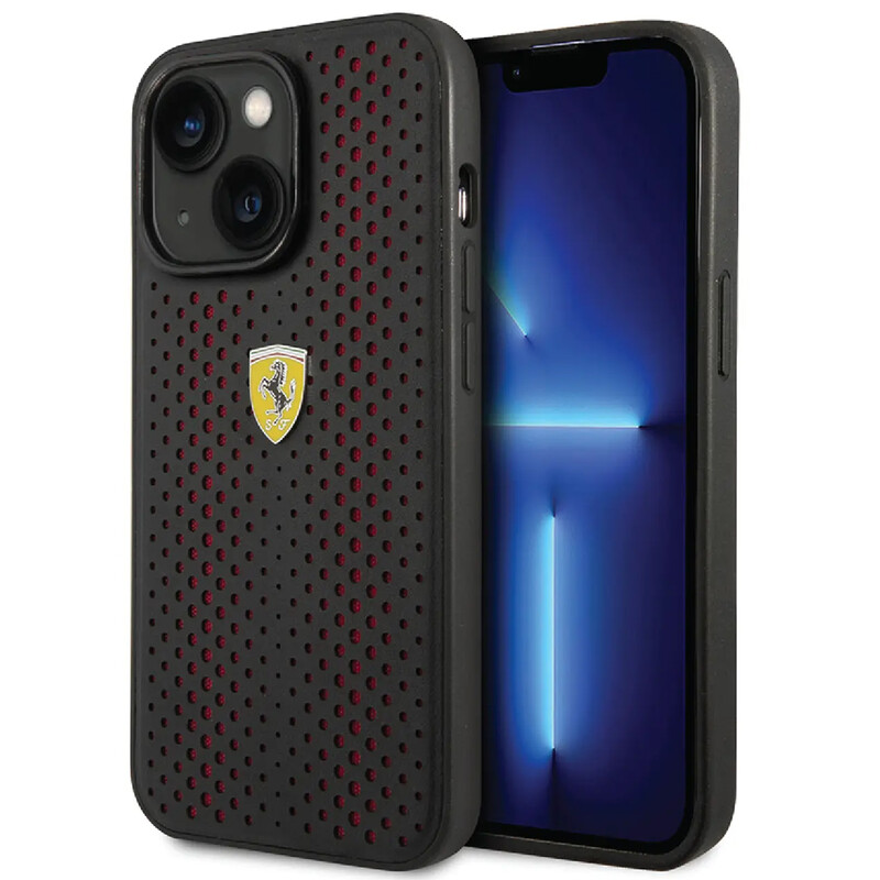 قاب چرمی آیفون 14 پلاس طرح فراری سی جی موبایل Ferrari