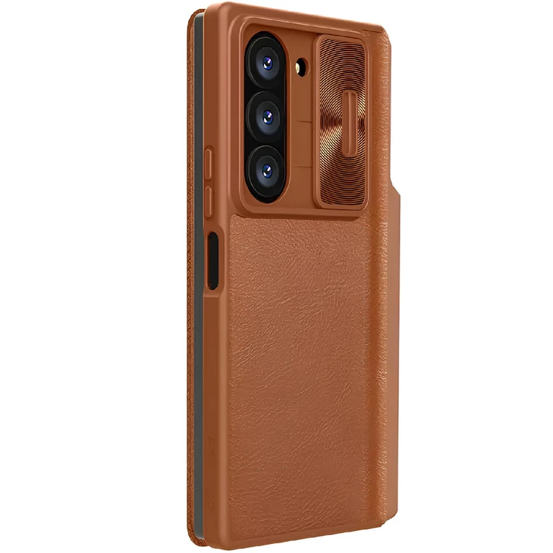 قاب محافظ گوشی سامسونگ گلکسی زد فولد 6 نیلکین Qin Pro Leather