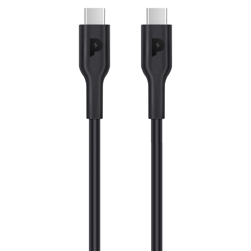 کابل شارژ دو سر تایپ سی سوپر فست شارژ 100 وات 1.2 متری پاورولوژی PWCTC1M