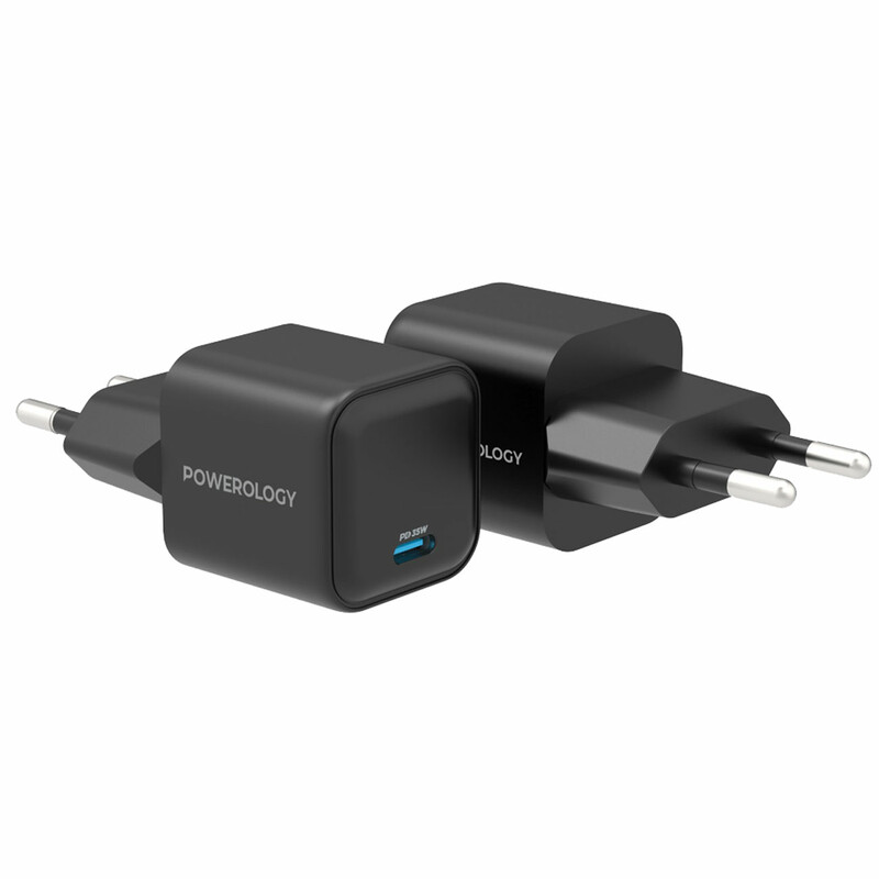 شارژر دیواری فست تایپ سی 35 وات پاورولوژی P35WSPCEU