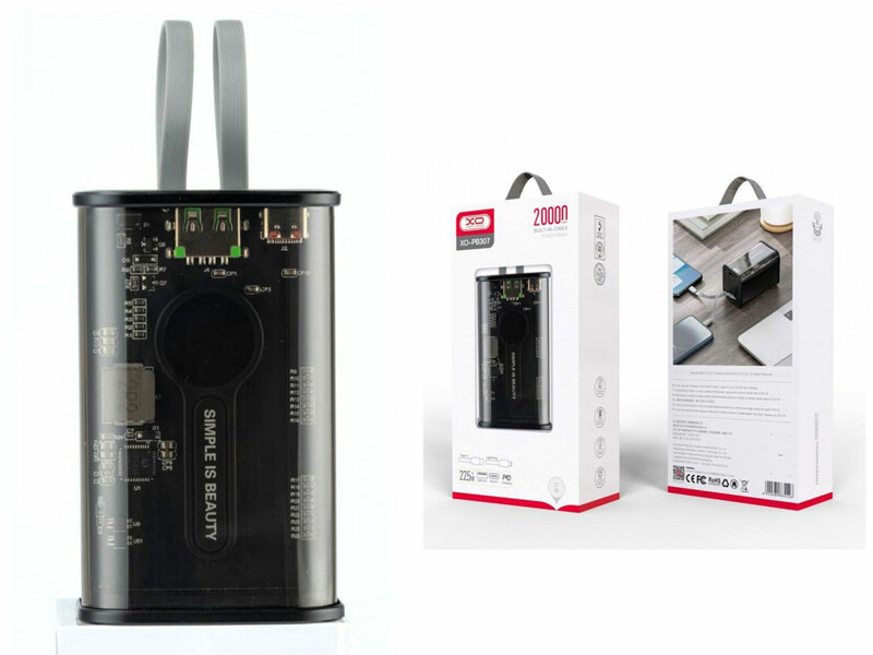 پاوربانک 22.5 وات 20000 ایکس او XO PB307 20000 mAh USB/Type-C Powerbank