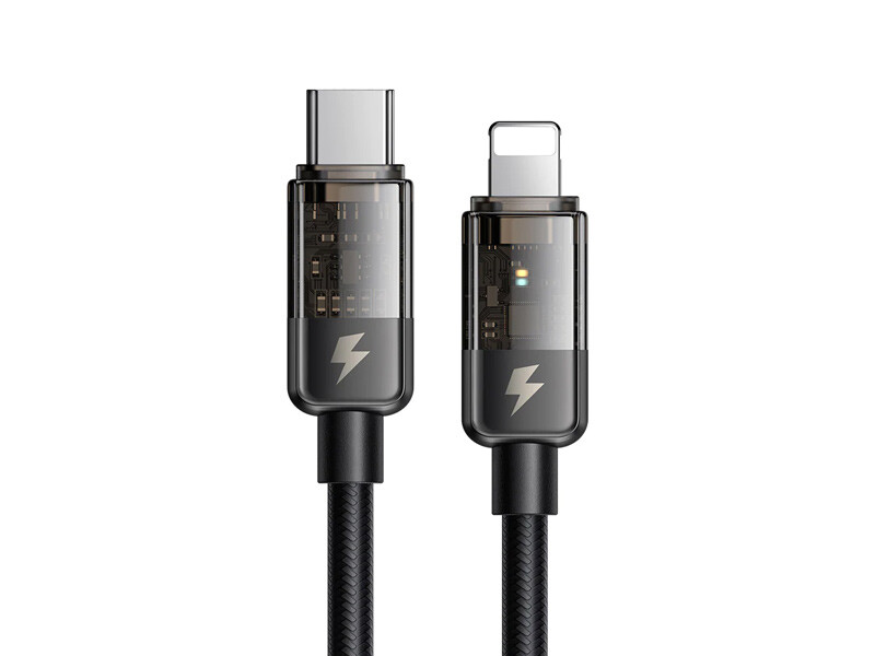 کابل هوشمند تایپ سی به لایتنینگ 36 وات 1.8 متری مک دودو Mcdodo Auto Power Off Type-C to Lightning Data Cable