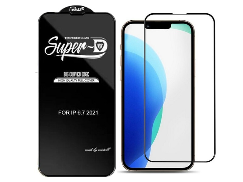 محافظ صفحه نمایش شیشه ای آیفون Mletubl Super-D Tempered Glass Apple iPhone 13 Pro Max /14 Pro max