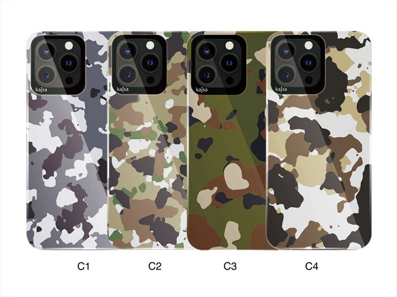 قاب ارتشی آیفون 13 پرو کجسا Kajsa iPhone 13 Pro Trans Shild Camo Pattern Case