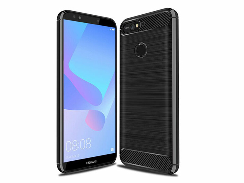 محافظ ژله ای هواوی Carbon Fibre Case Huawei Y6 2018
