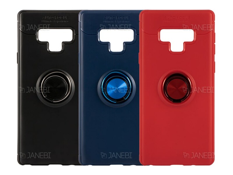 قاب ژله ای حلقه دار سامسونگ Auto Focus Finger Ring Case Samsung Galaxy Note 9