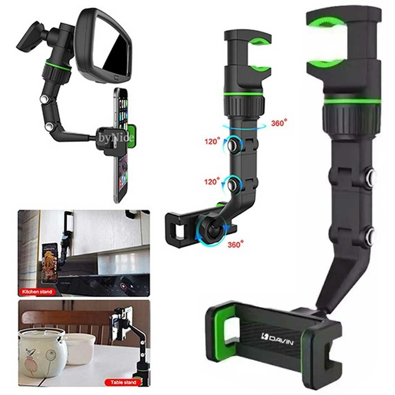 هولدر گوشی موبایل قابل اتصال به لبه میز و تخت داوین DV37