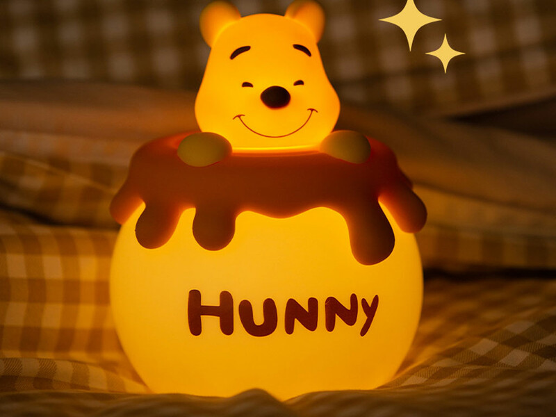 چراغ خواب فانتزی شارژی رومیزی اتاق کودک Winnie the Pooh Night Light Bedroom Children's Sleeping Light MYCP2305