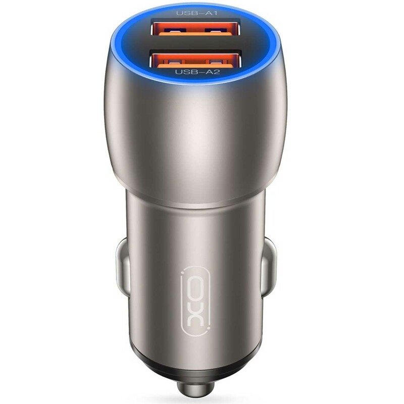 شارژر فندکی فست شارژ ماشین 36 وات ایکس او CC52