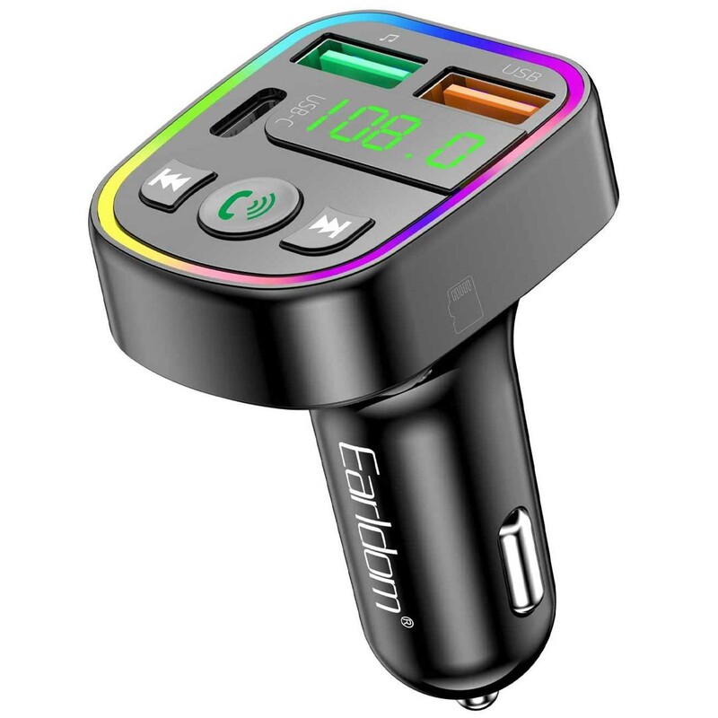 شارژر فندکی فست شارژ ماشین 3.1 آمپر و اف‌ام‌پلیر ارلدام M103