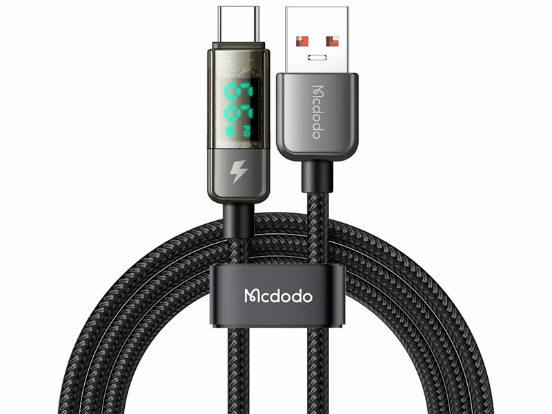 کابل سوپر فست شارژ هوشمند یو اس بی به تایپ سی 100 وات 1.2 متر مک دودو MCDODO Auto Power Off Type-c Super Charge Data Cable CA-3630